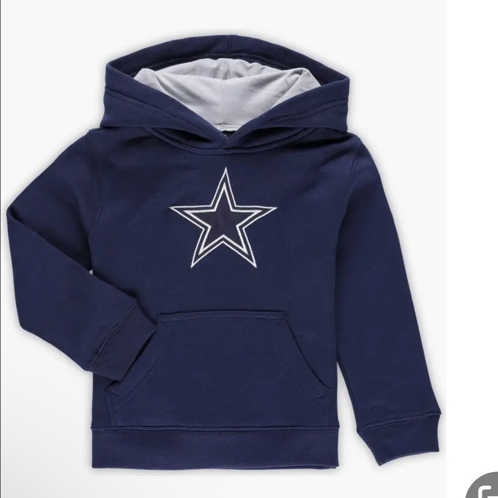 Navy Star Graphic Kids Hoodie